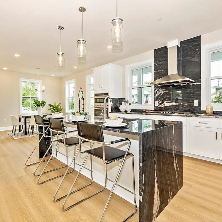 staged modern kitchen