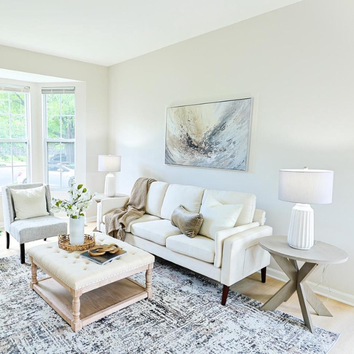 staged sitting room