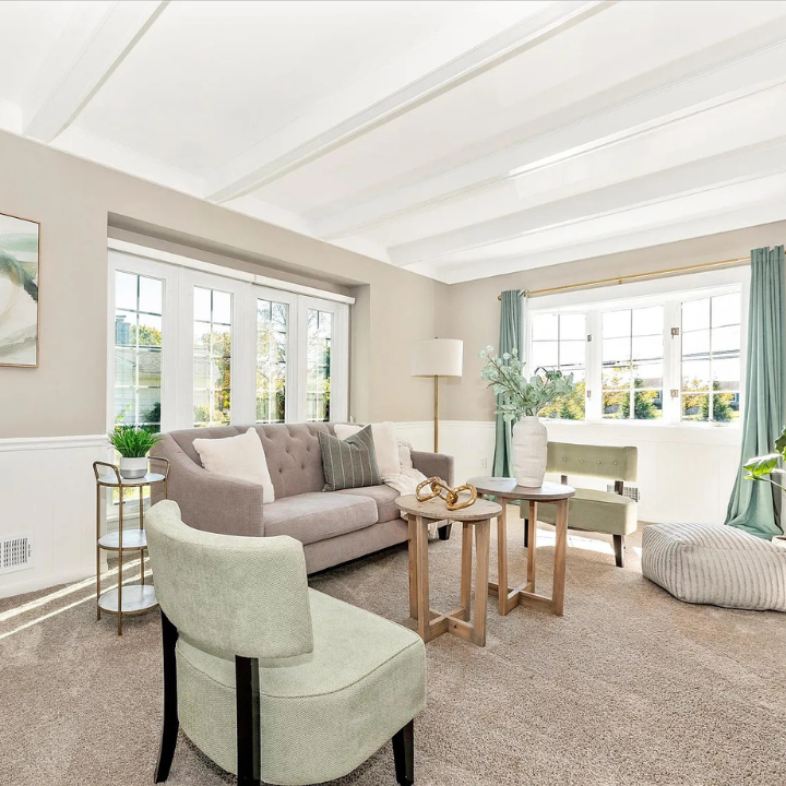 staged living room